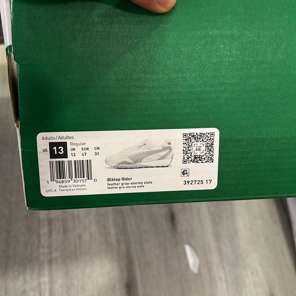 Puma Blktop Rider Sneakers grey white new - Picture 4 of 5